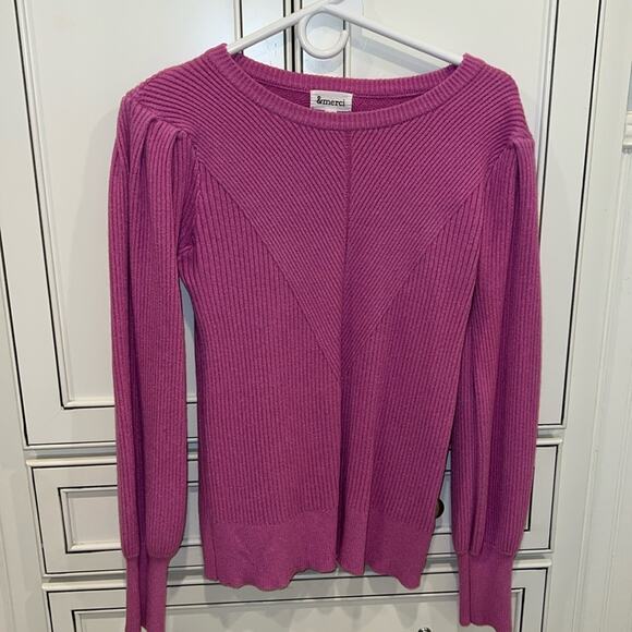 🔥🔥FIRE SALE🔥🔥 &MERCI pretty pink sweater - Picture 1 of 9